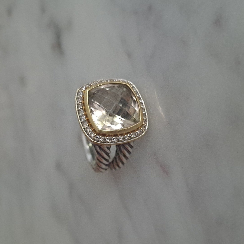 Authentic David Yurman Albion ring, Prasiolite - Picture 17 of 17